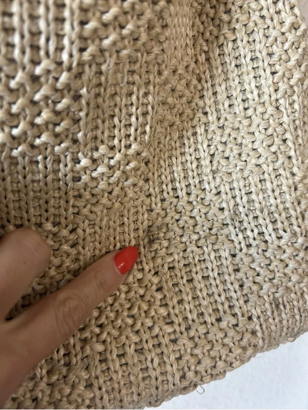 Marc Jacobs Summer Woven Cristina Tote Natural Raffia Suede Shoulder Bag